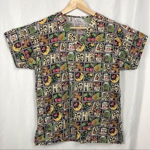 Medix Scrub Top Size Small